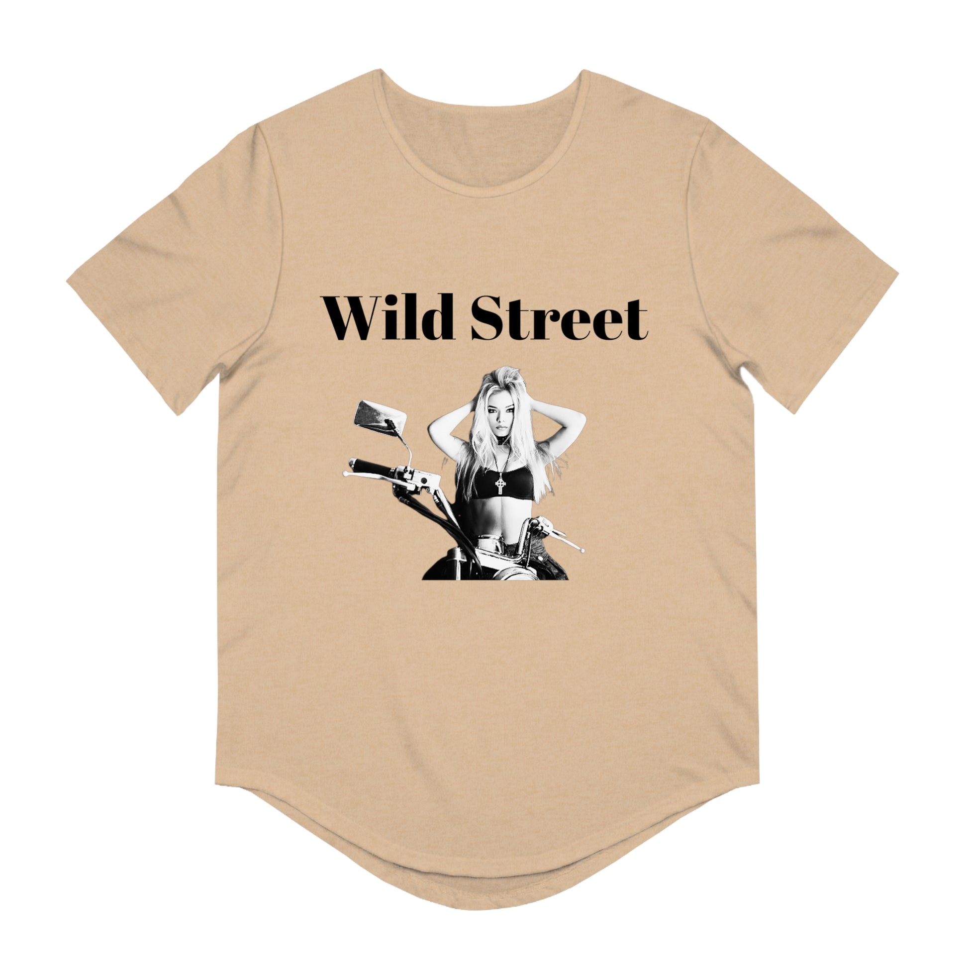 Wild Street Jersey Curved Hem Tee