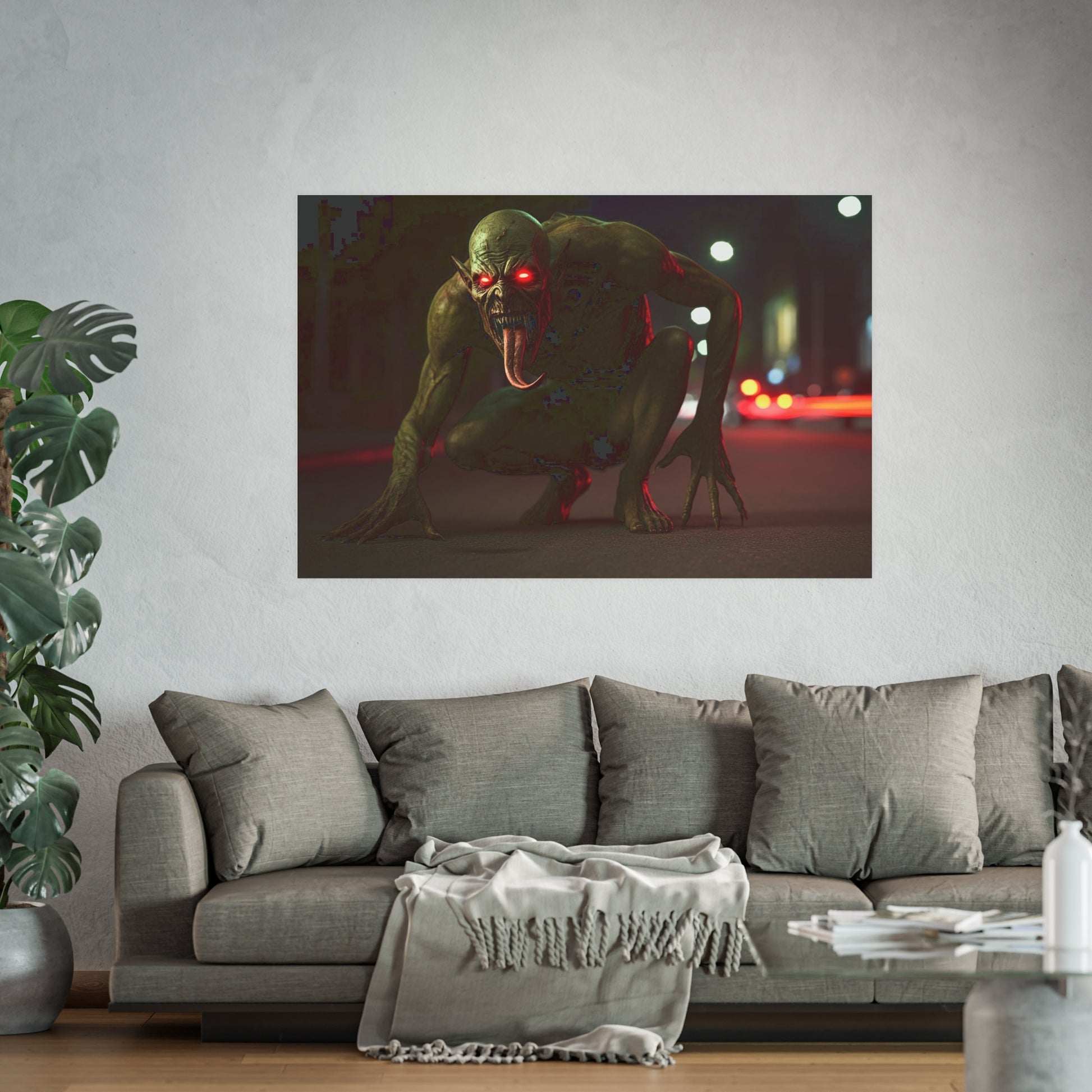 Red Eyes Satin and Archival Matte Poster