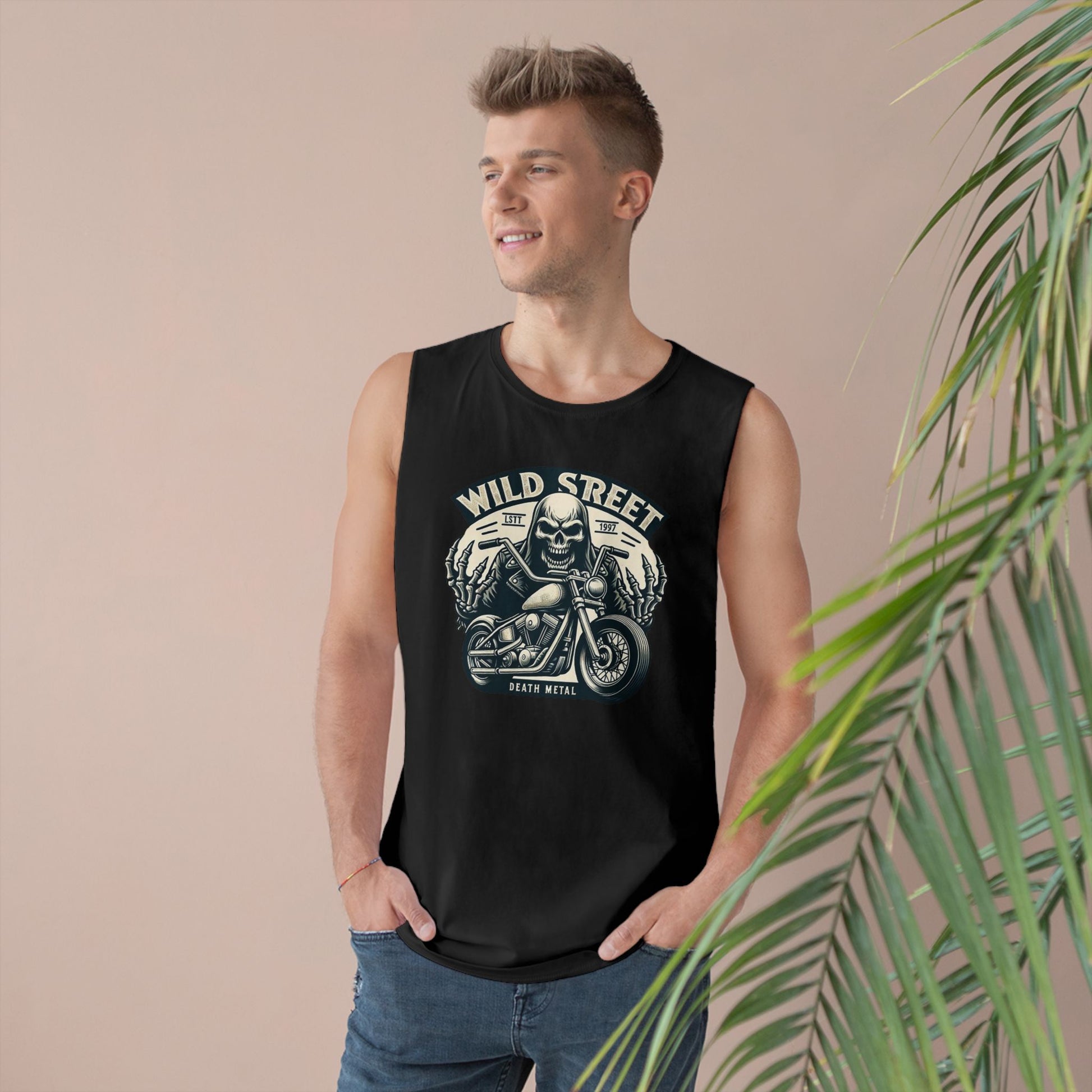 Wild Street Death Metal-Unisex Barnard Tank