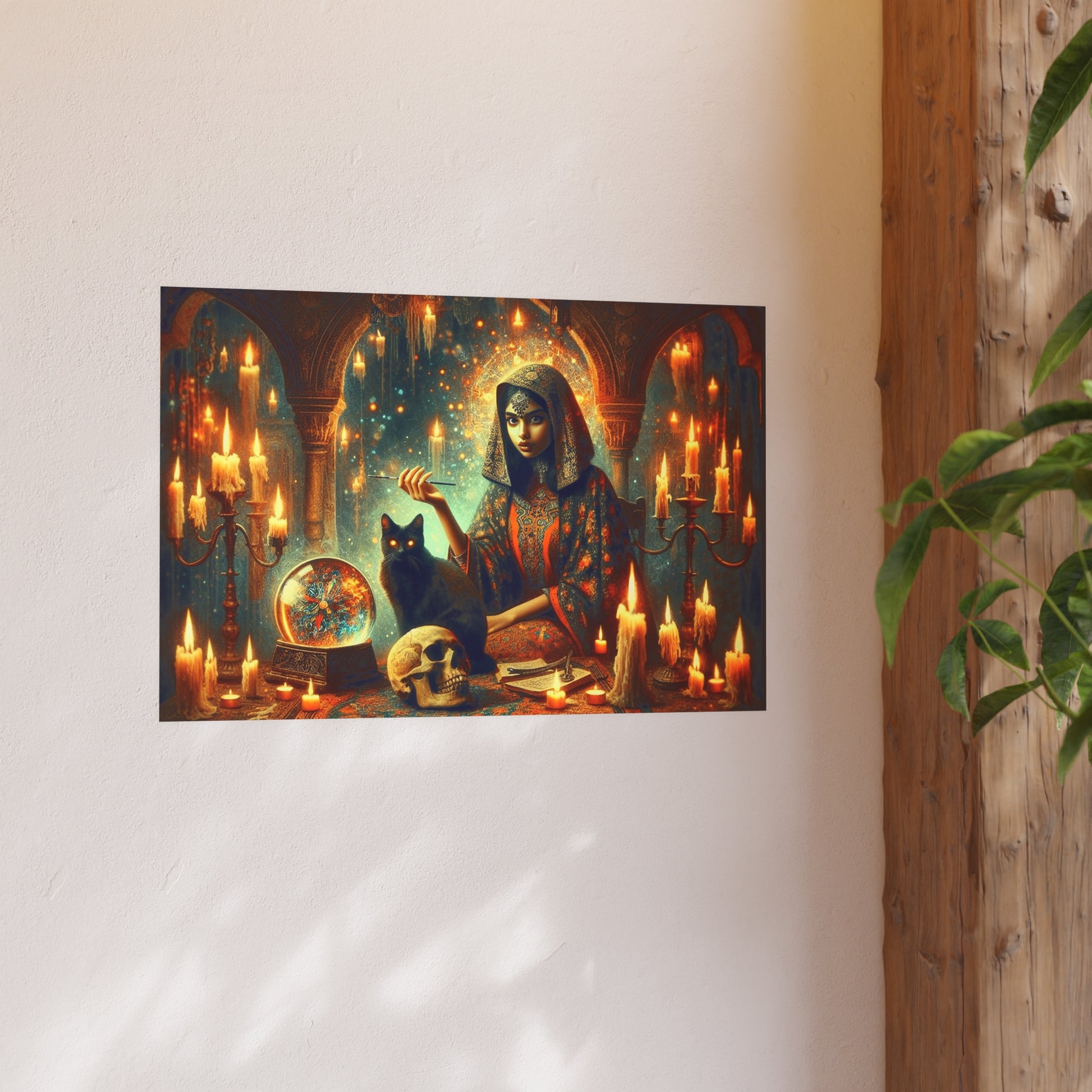 Mystic Cat Satin and Archival Matte Poster