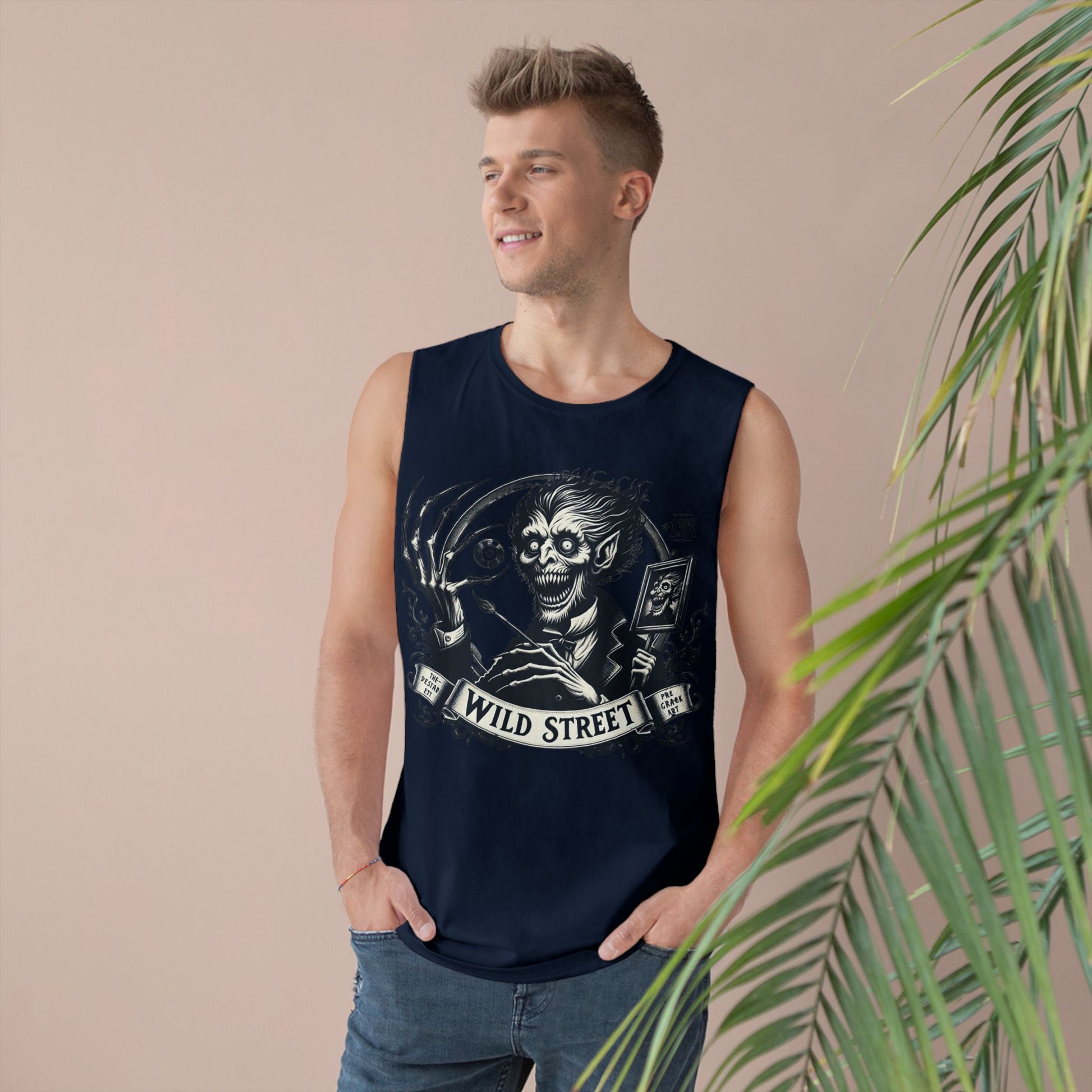 Crazy Wild Street Sleeveless Tee-Wild Street Graphic Tank Top, Gothic Style Apparel