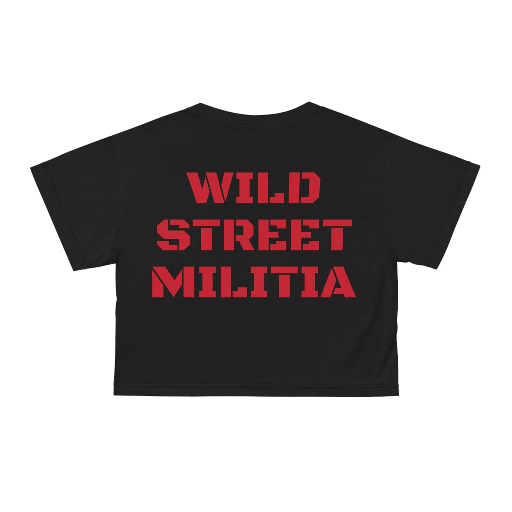 WILD STREET MILITIA AOP Crop Tee