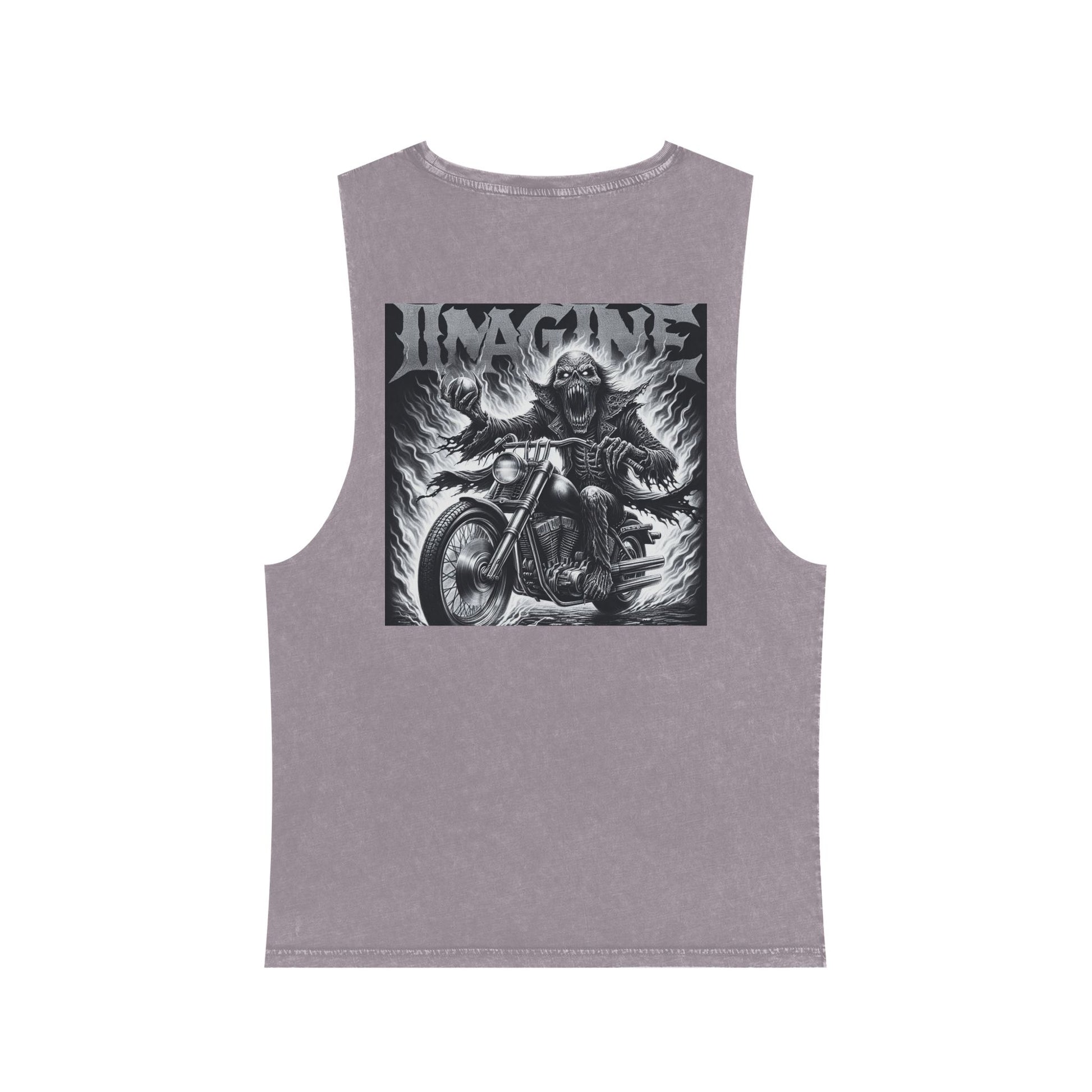 Ghost Riders Unisex Stonewash Tank Top