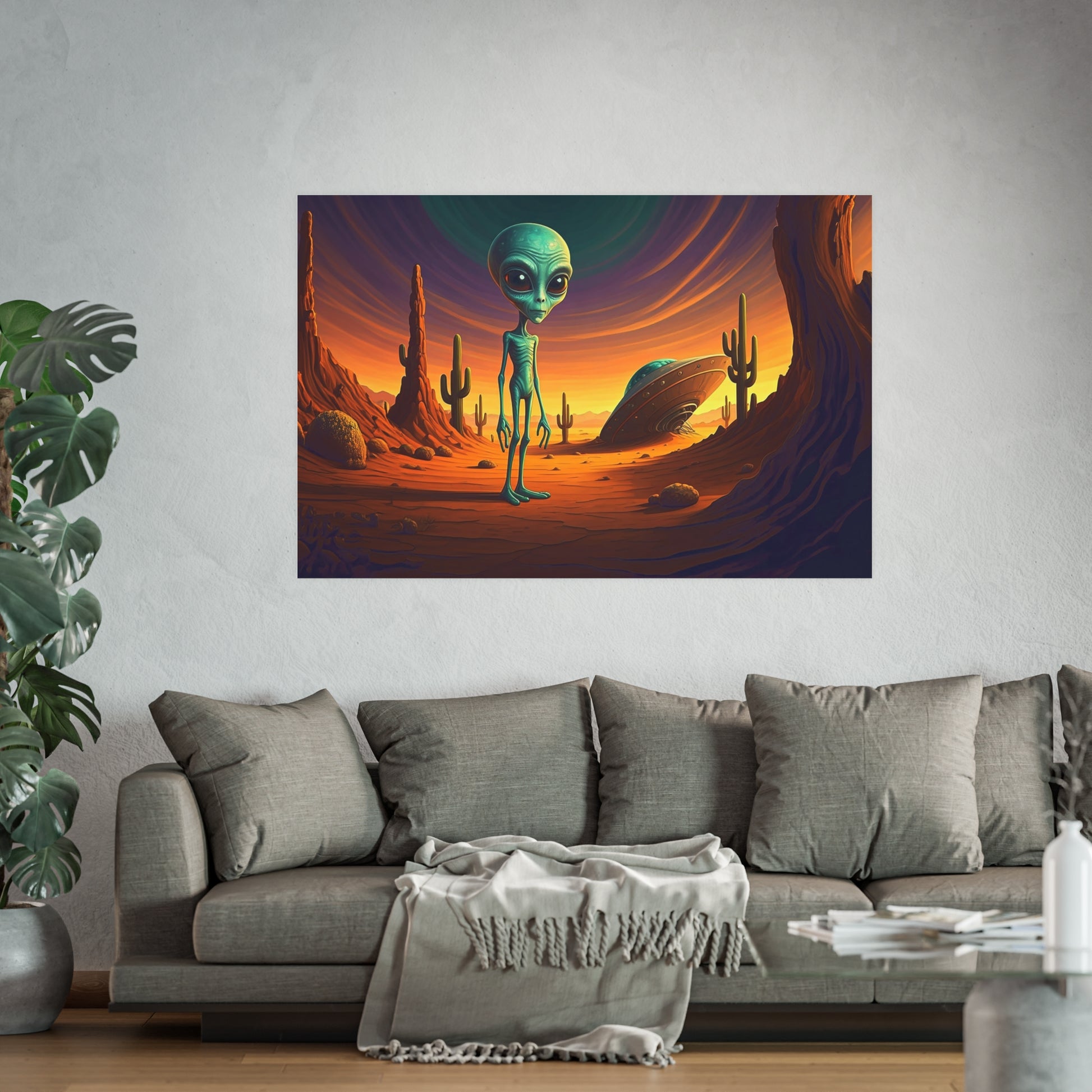Crash Landing Satin and Archival Matte Poster