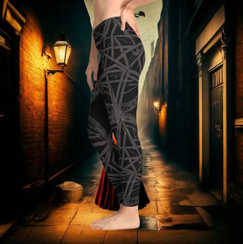 Pentagram Chic Patterned Leggings